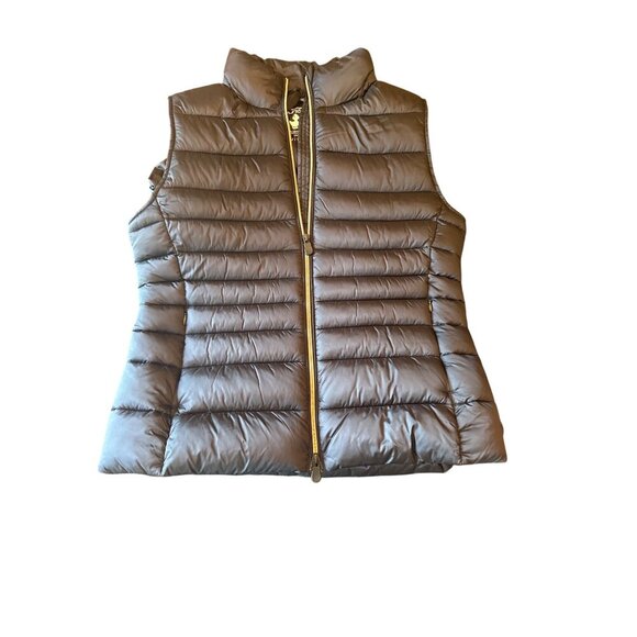 Save The Duck Womens Ultra Light Puffer Vest Plumtech Synthetic Black Medium - Picture 1 of 8